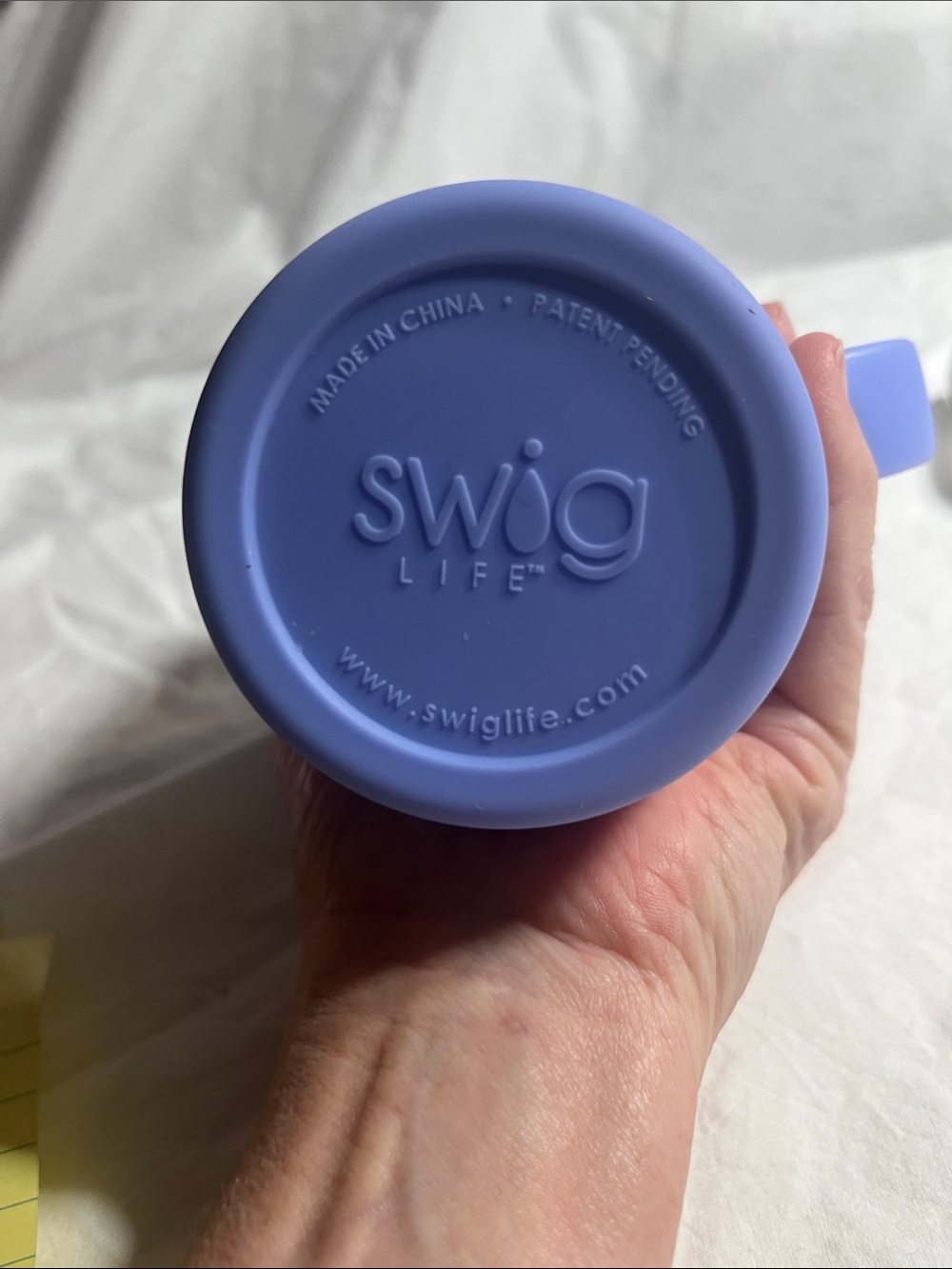 S'well Lavender Floral Insulated Travel Mug with Handle - Picture 5 of 7